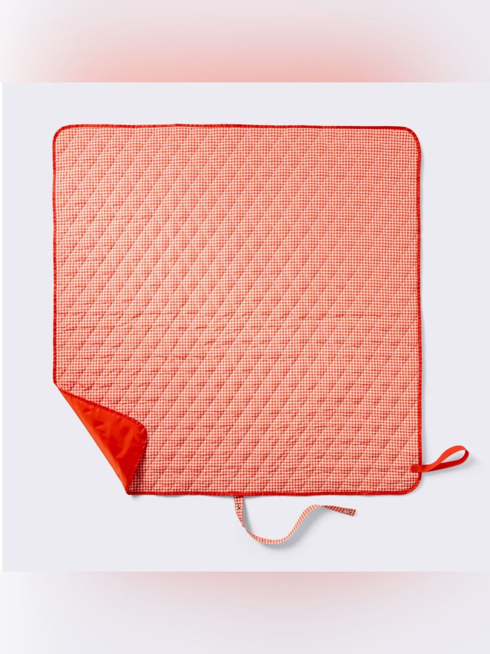 Cloud Island Outdoor Blanket Red Check
